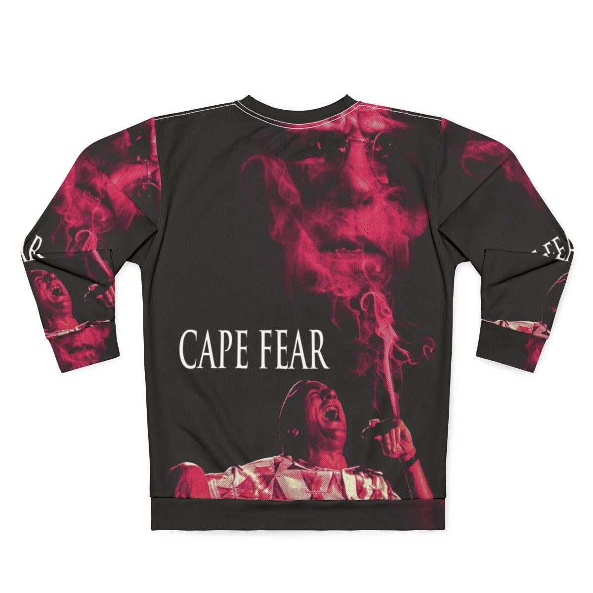 Vintage Cape Fear Movie Poster Sweatshirt - Back