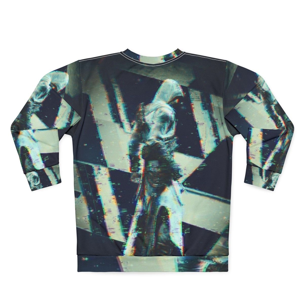 Assassin's Creed inspired glitch sweatshirt - Back