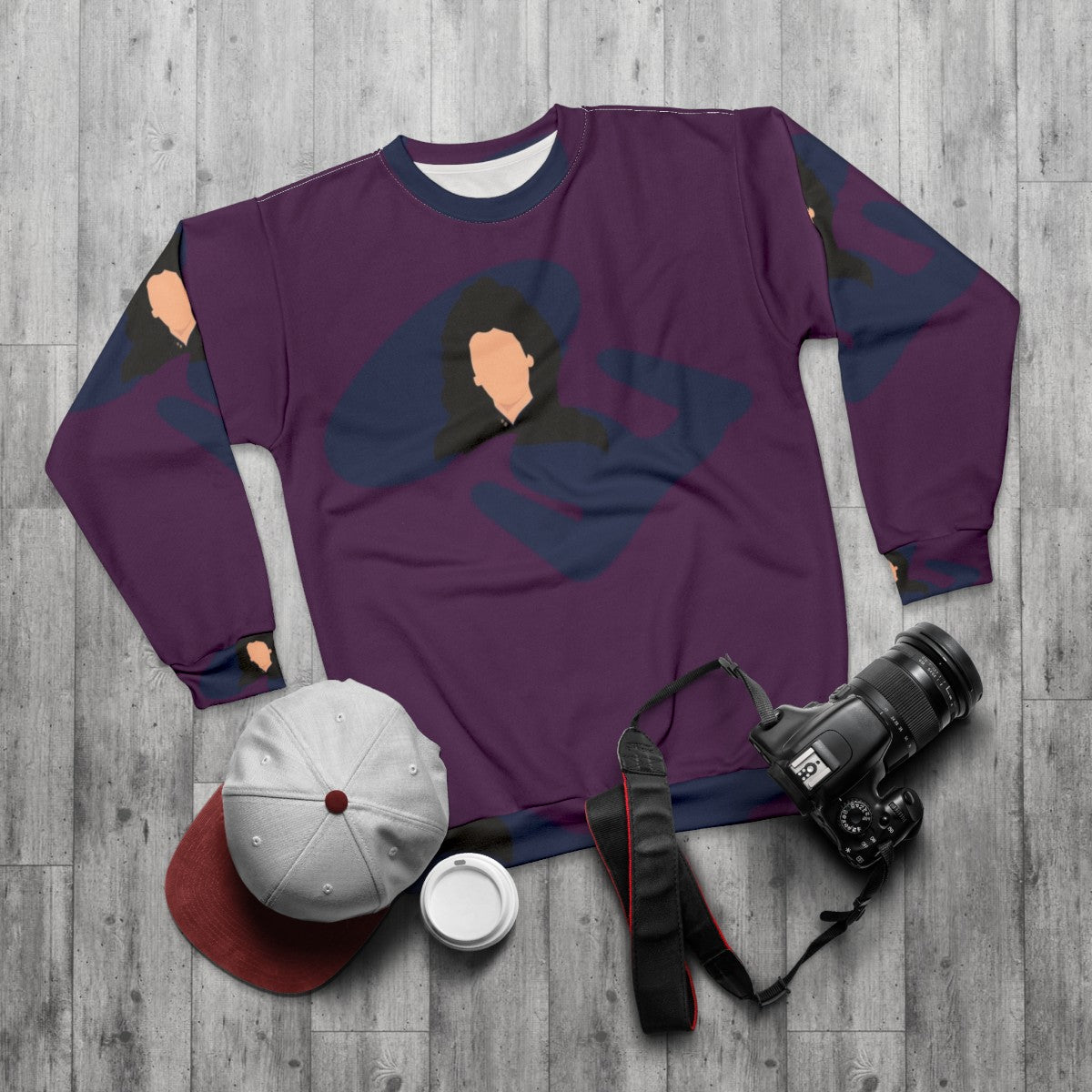 Empathic Counselor Deanna Troi Star Trek Sweatshirt - flat lay