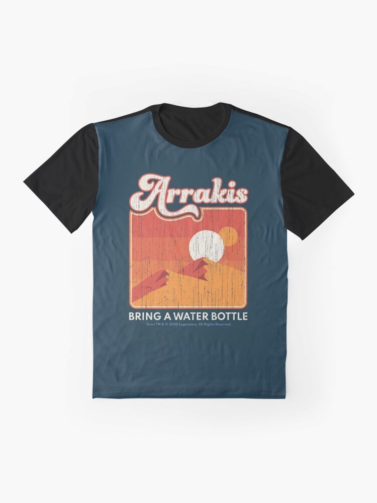 Dune 2020 Arrakis Desert Graphic T-Shirt - Flat lay