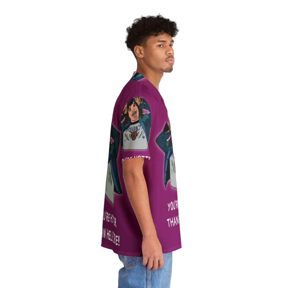 Stranger Things Eddie Munson Inspired Hawaiian Shirt - People Pight