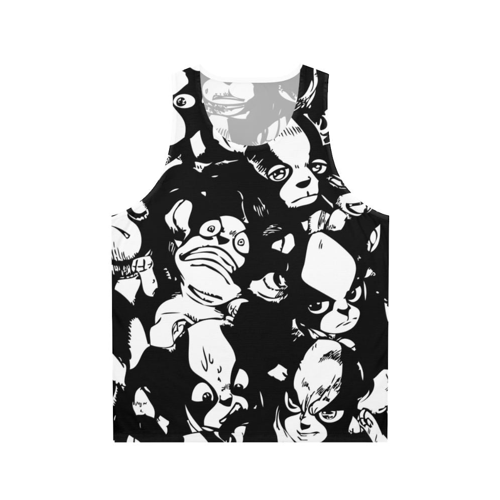 Iggy Unisex Tank Top featuring the iconic JoJo's Bizarre Adventure character