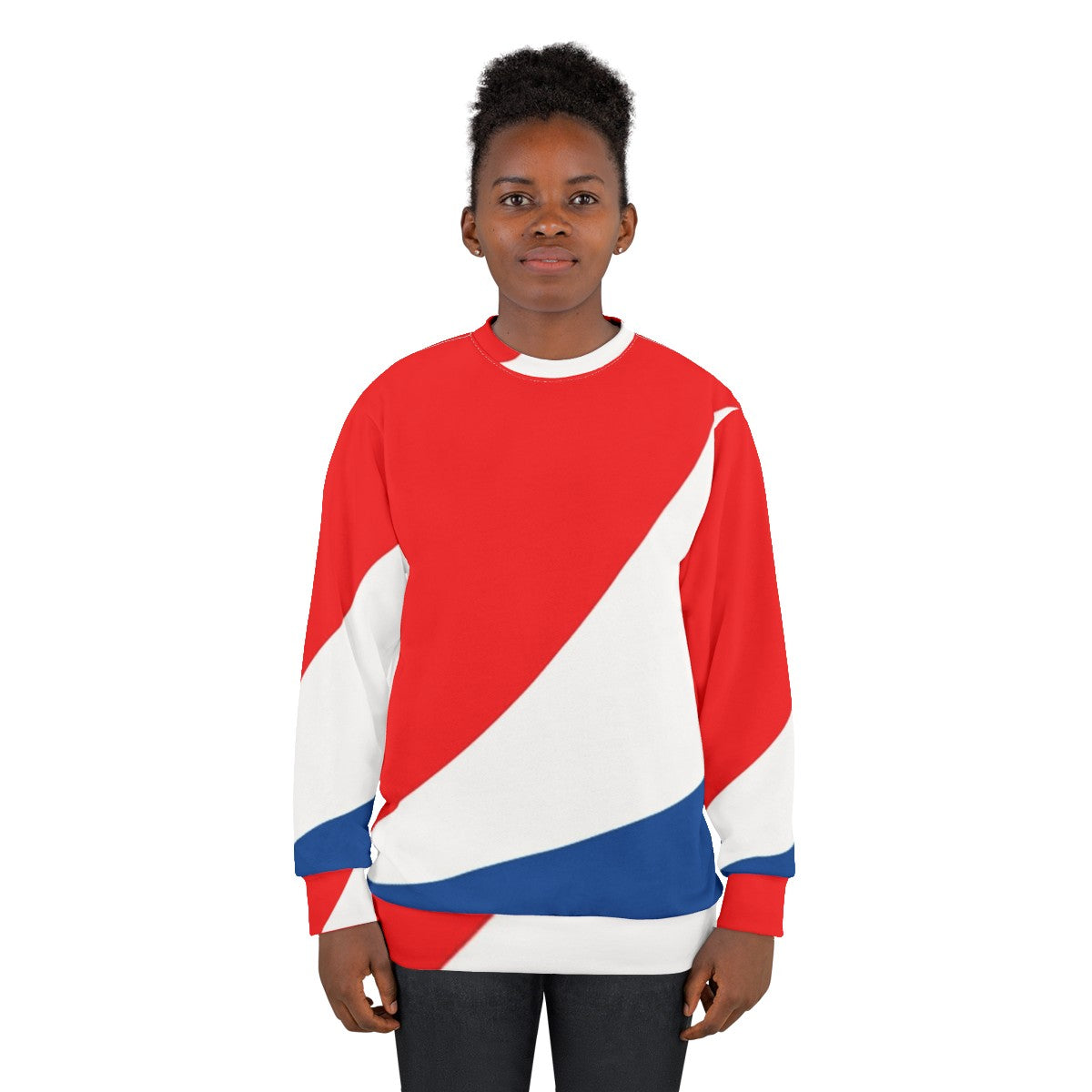 Pepsi logo zoomed sweatshirt - women