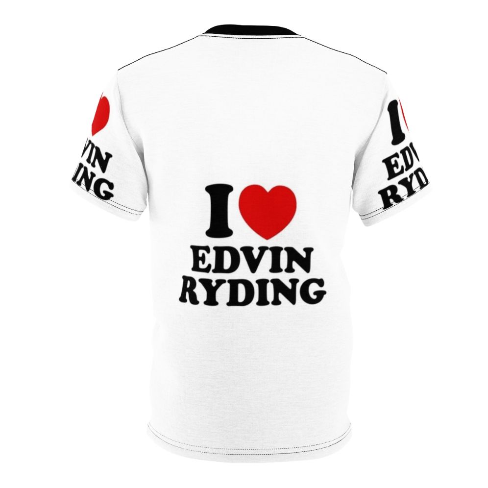 Young Royals inspired unisex t-shirt with Edvin Ryding, Wilhelm, Simon, and Omar Rudberg graphics - Back