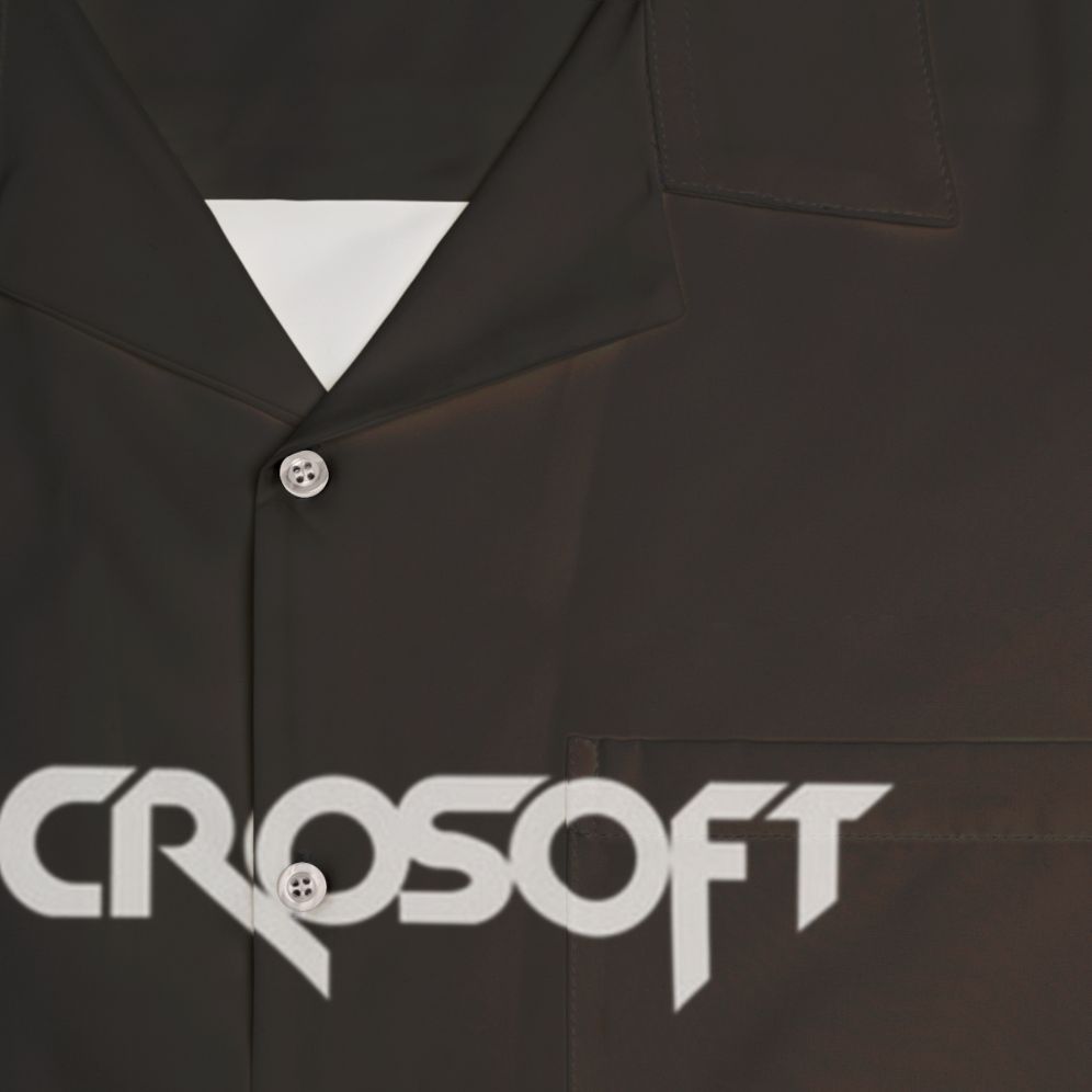 Retro 80s Microsoft Windows Hawaiian Shirt - Detail