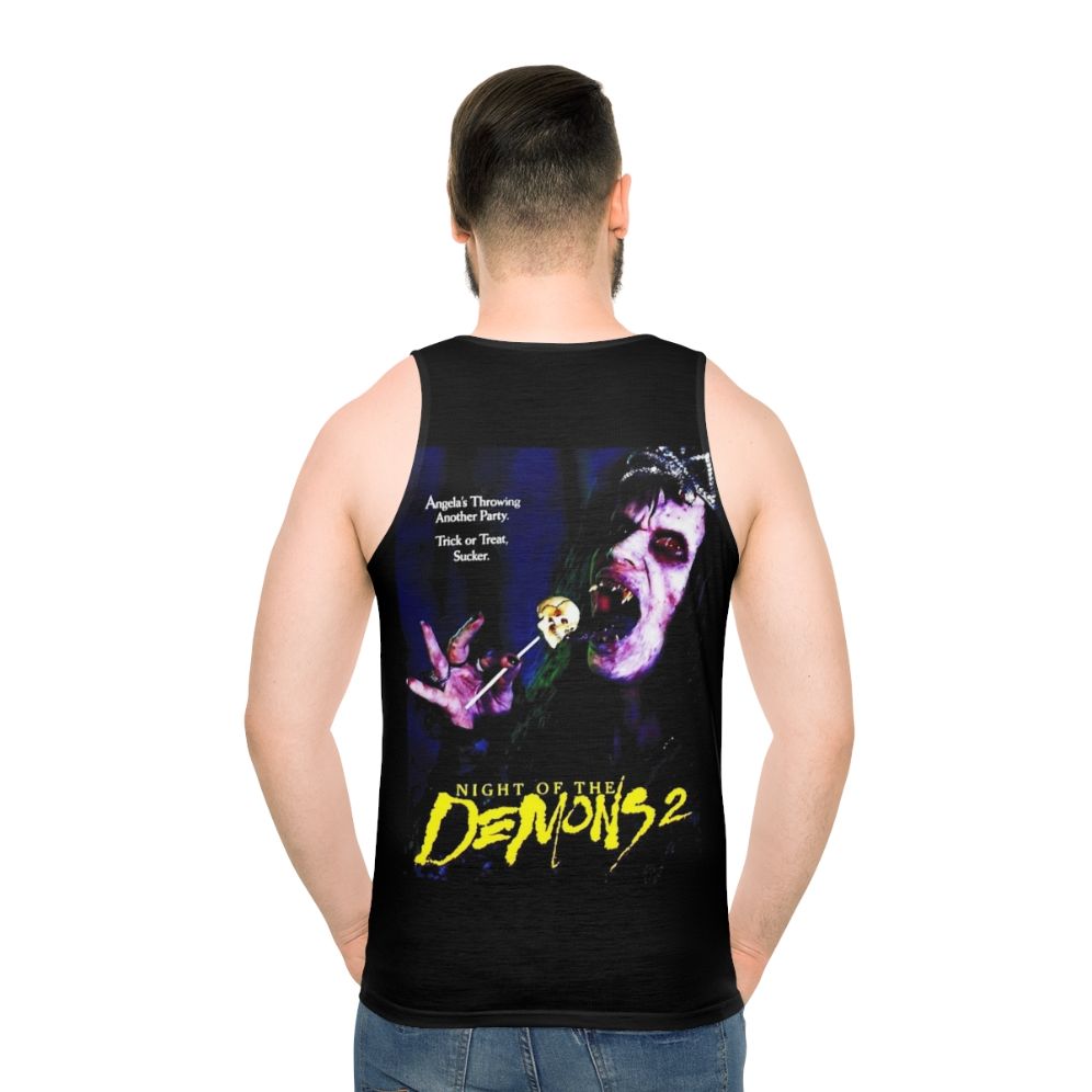 Graphic "Night of the Demons 2" unisex tank top - men back