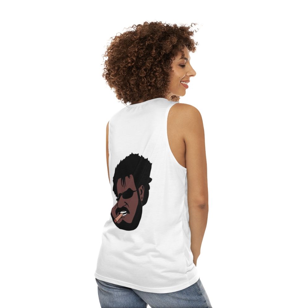 Rajinikanth Padayappa Unisex Tank Top - women back