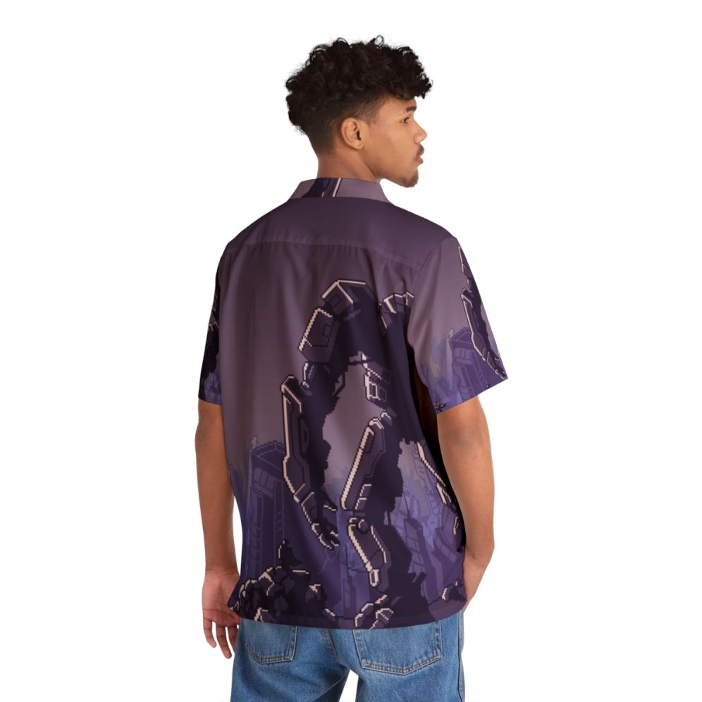 Into The Breach Mech Hawaiian Shirt - People Back