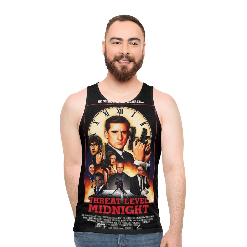 Unisex 'Threat Level Midnight' tank top from The Office - men