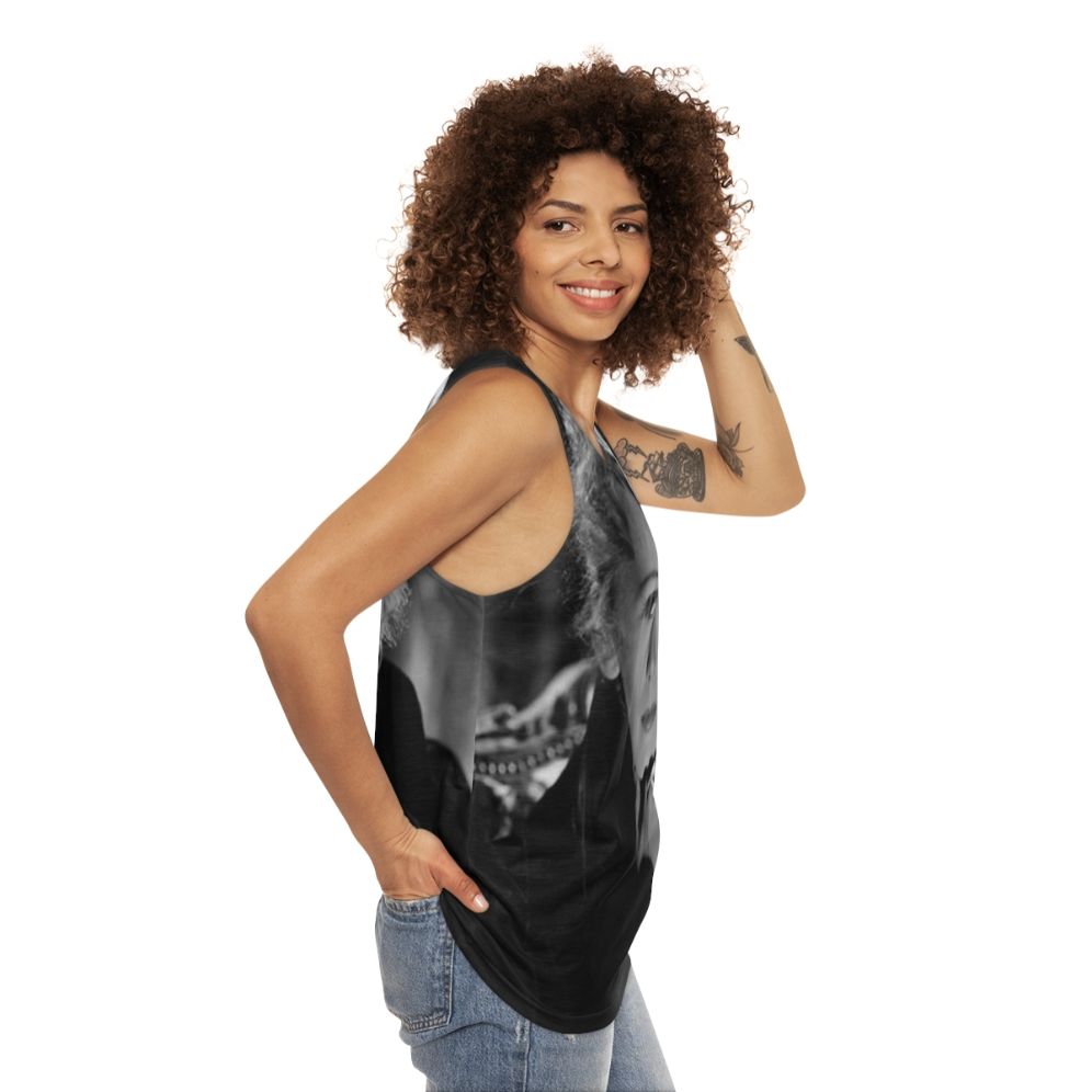 Vintage Greta Garbo Unisex Tank Top - women side