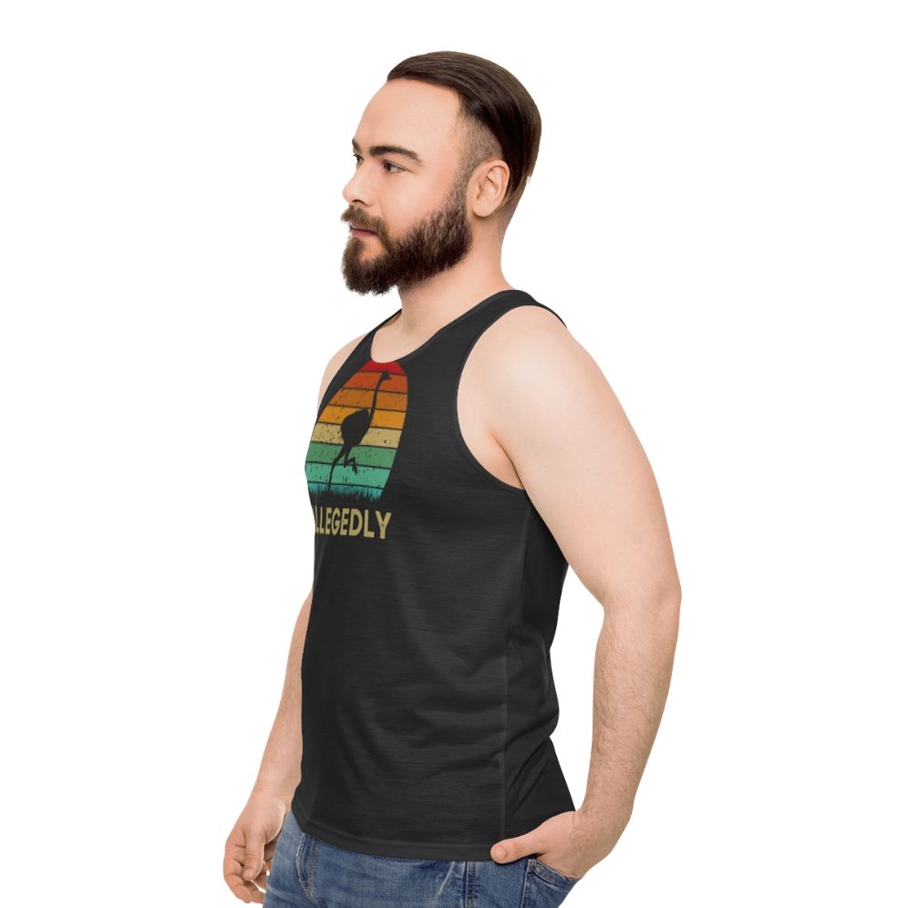 Allegedly Unisex Canadian Flightless Bird Tank Top - men side