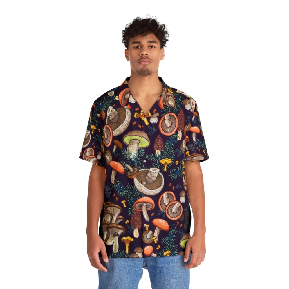 Enchanted Fungal Forest Hawaiian Shirt - People Front