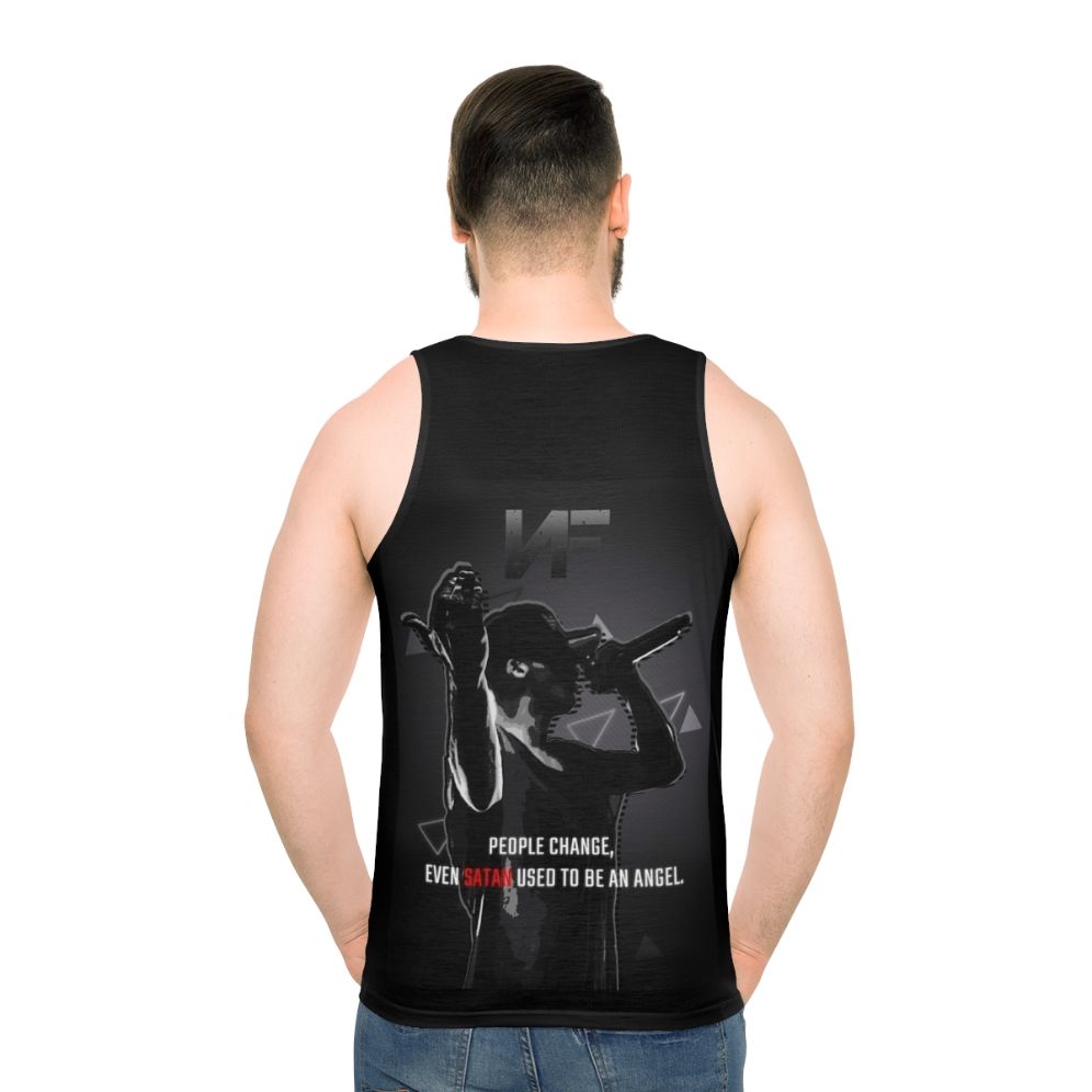 NF Unisex Minimalist Tank Top - men back