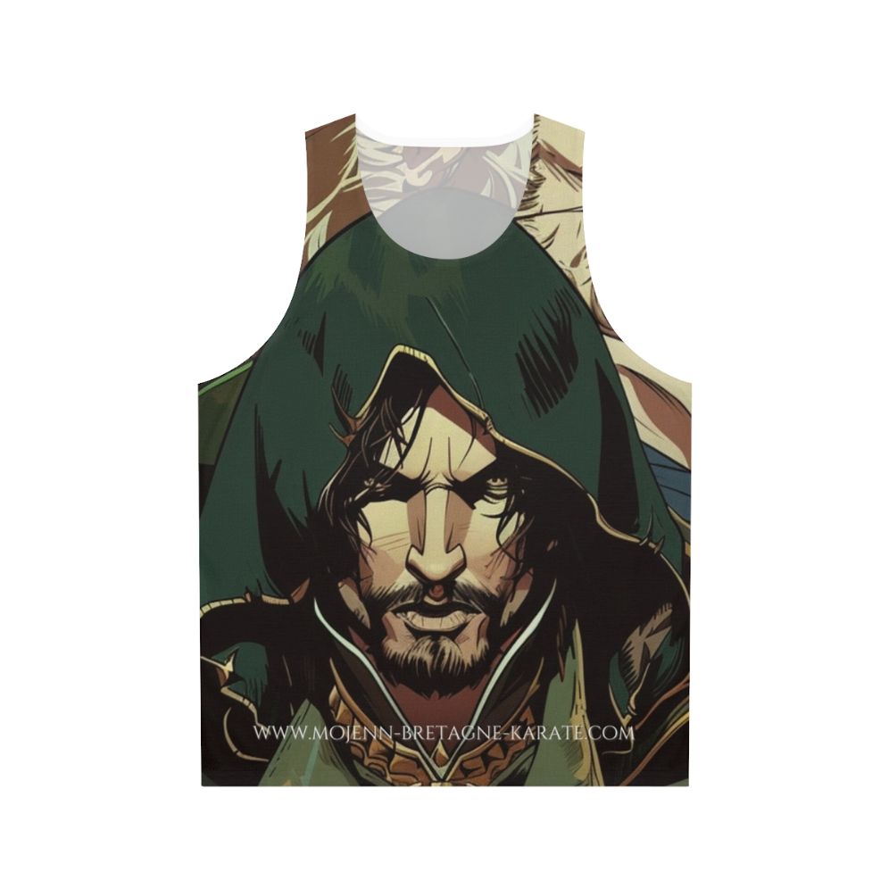 Castlevania inspired unisex tank top featuring Mojenn fan art