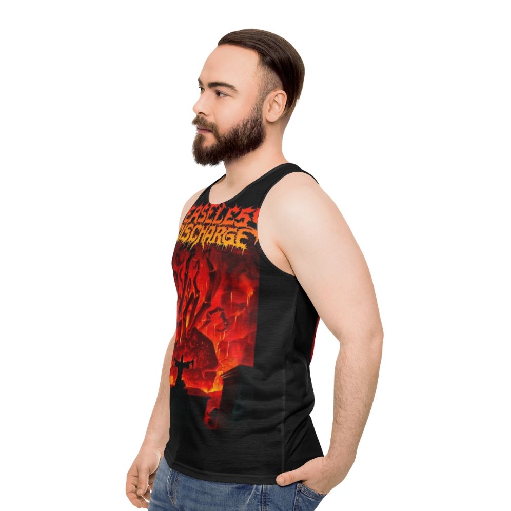 Unisex Dark Souls Ceaseless Discharge Tank Top - men side