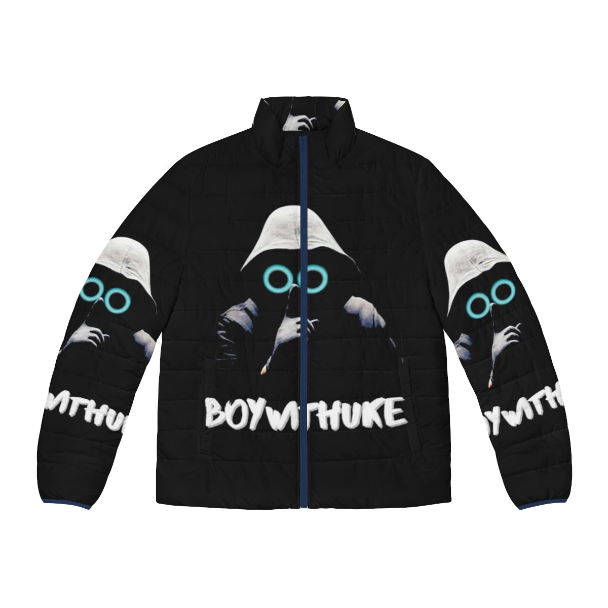 Toxic Boy Puffer Jacket with Boy with Uke Design