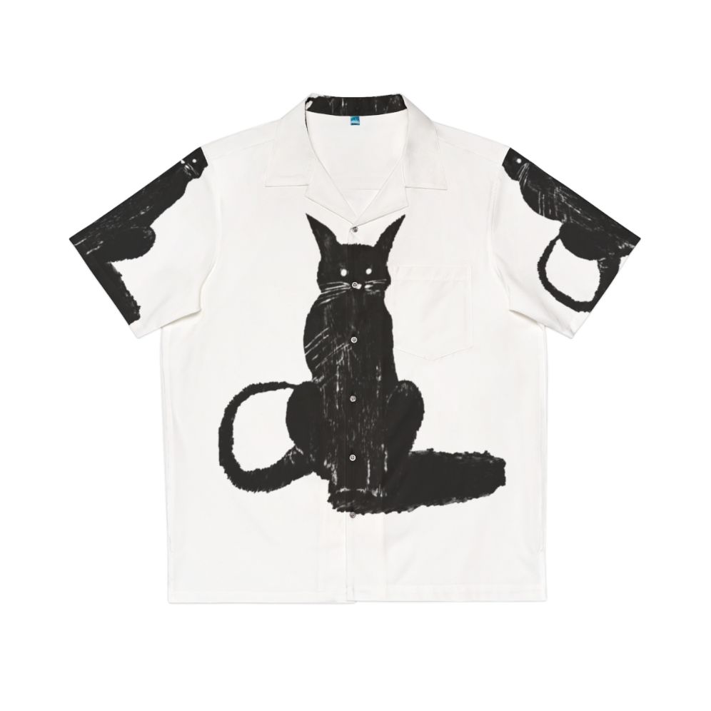 Dark Cat Lover Hawaiian Shirt