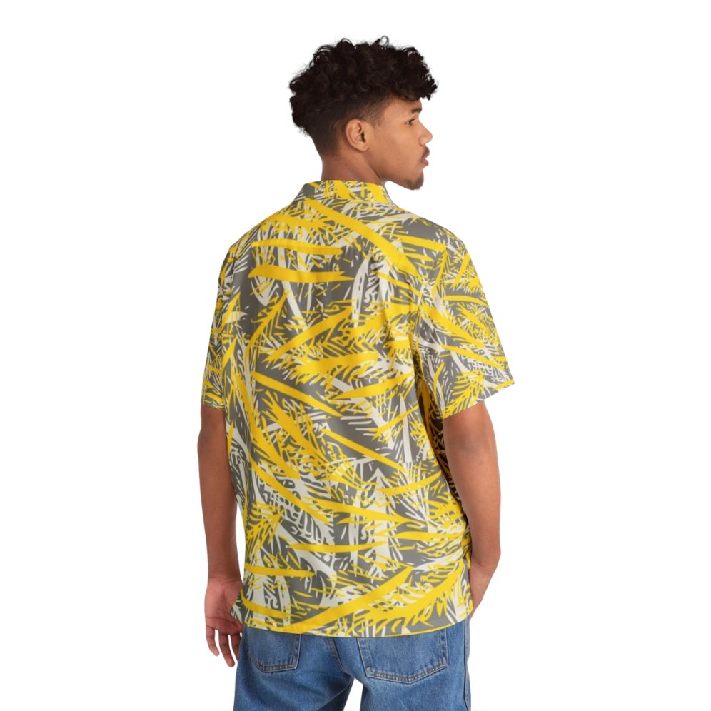 Ultimate Gray Illuminating Cloud Dancer Hawaiian Shirt - People Back