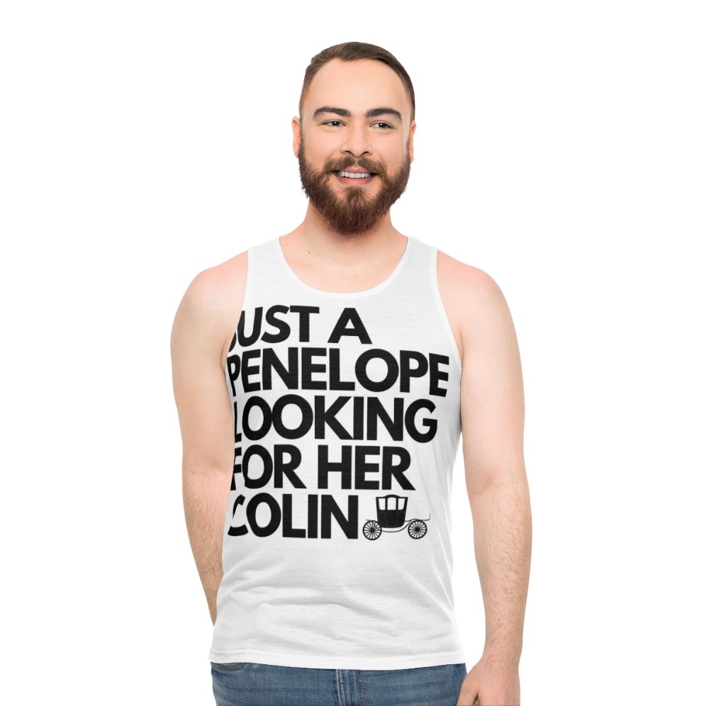 Penelope Featherington and Colin Bridgerton Unisex Tank Top - men