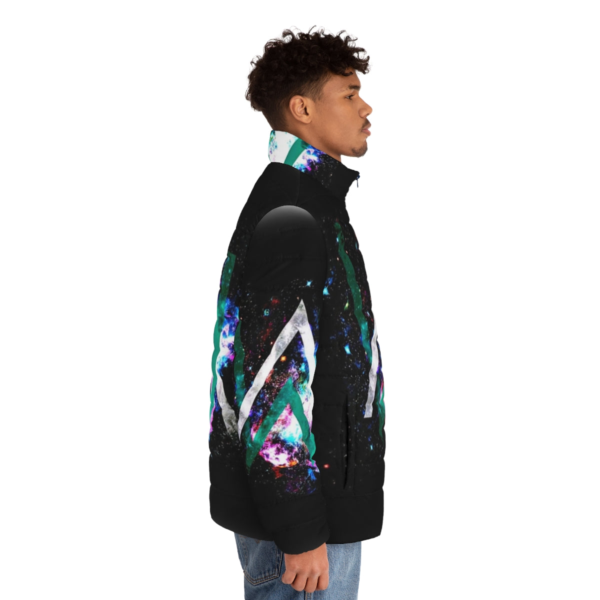 Alan Walker Puffer Jacket - Stylish Outerwear for EDM Fans - men side right