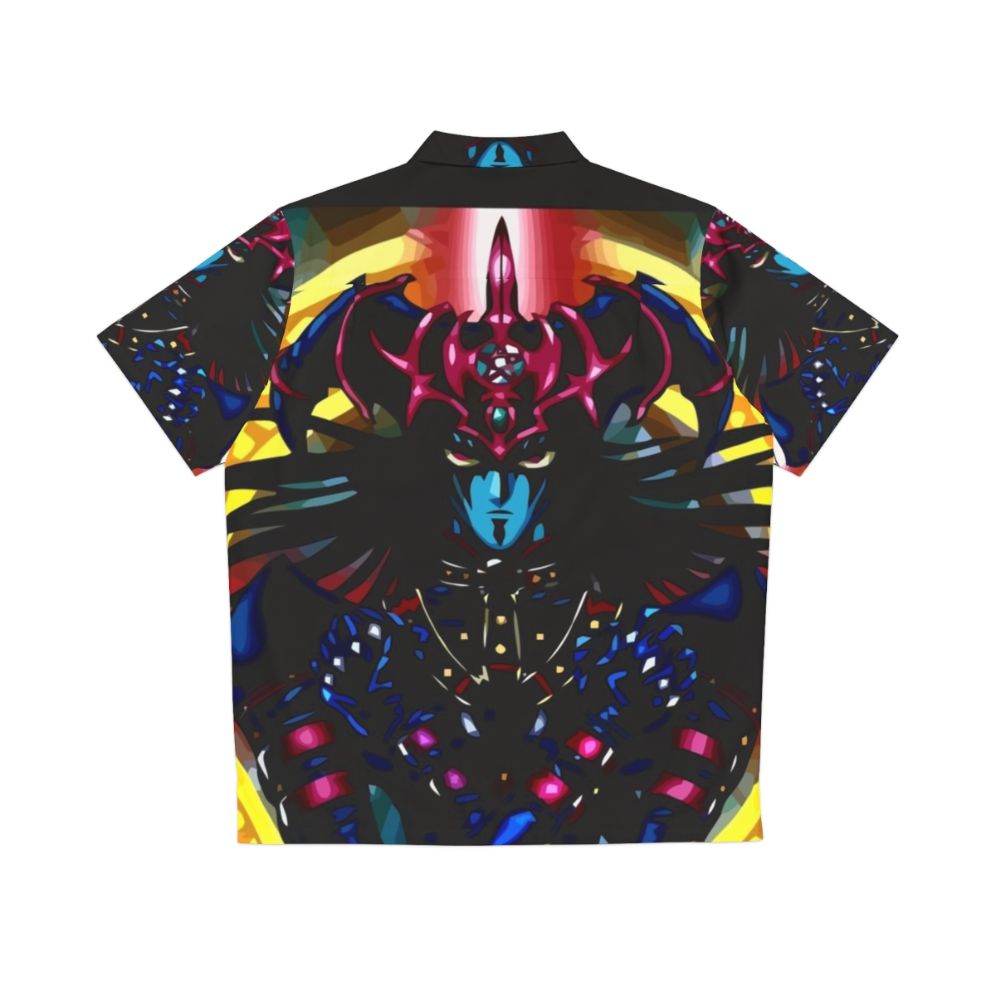 Yu-Gi-Oh! inspired Hawaiian shirt featuring the Magician of Black Chaos - Back