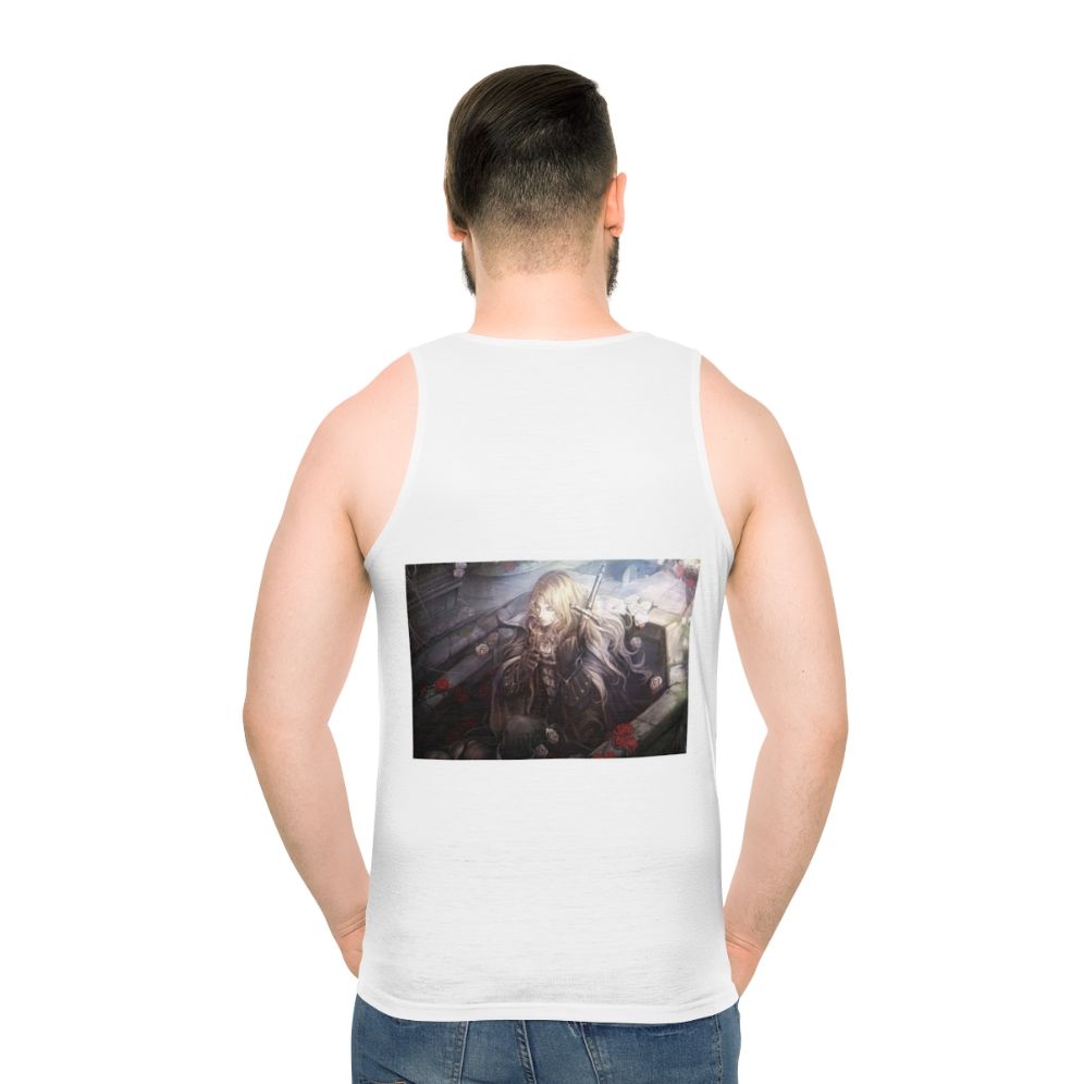 Castlevania Alucard Unisex Tank Top - men back