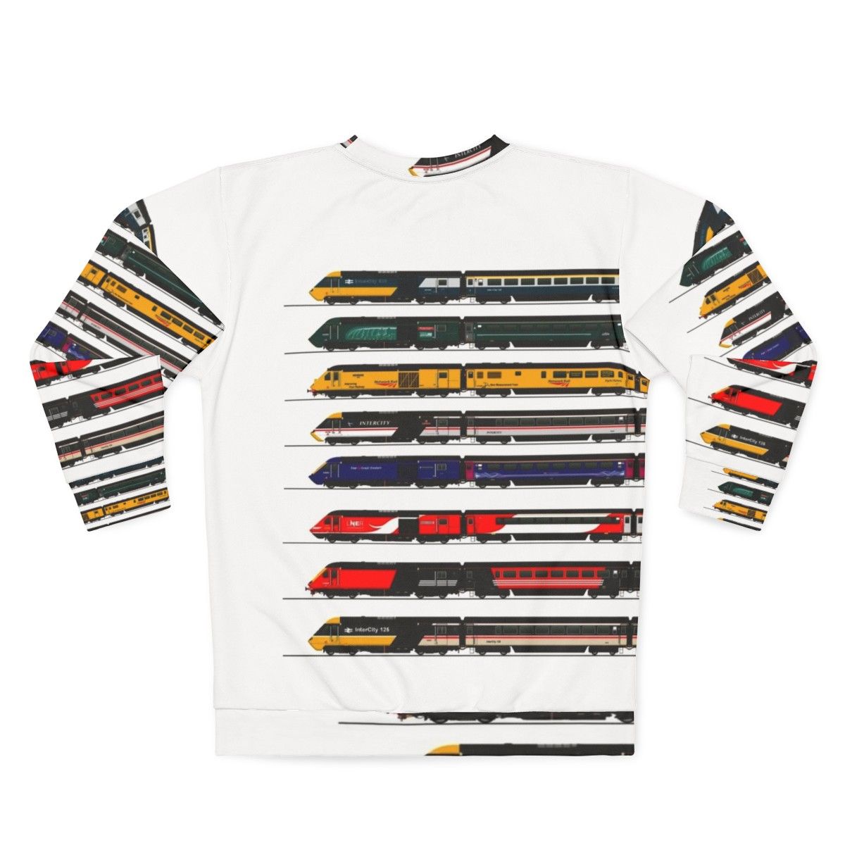 Intercity 125 HST Locomotives Sweatshirt - Back