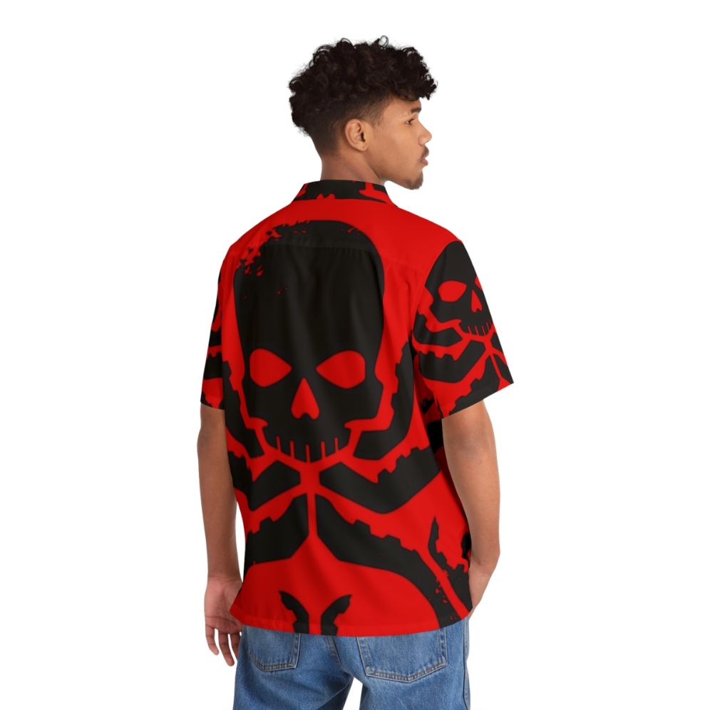 Hydra Badge Black Marvel Hawaiian Shirt - People Back