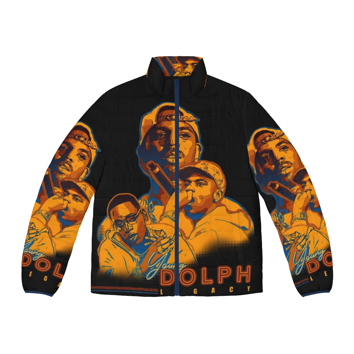 Young Dolph King of Memphis Tribute Puffer Jacket V2