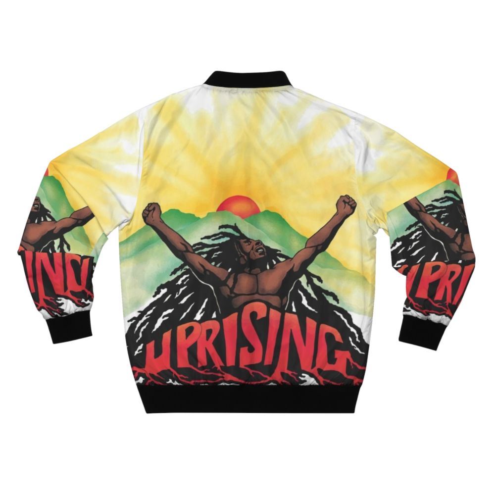 Reggae music-inspired Bob Uprising bomber jacket - Back