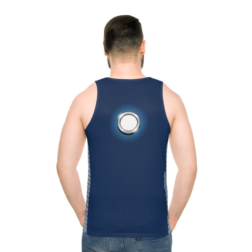 Proton Man Costume Adult Unisex Tank Top - men back