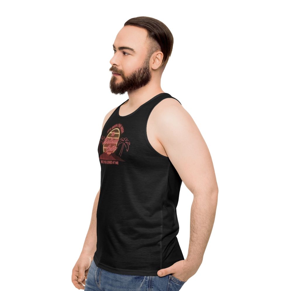 Unisex Wellness Center Logo Tank Top - men side