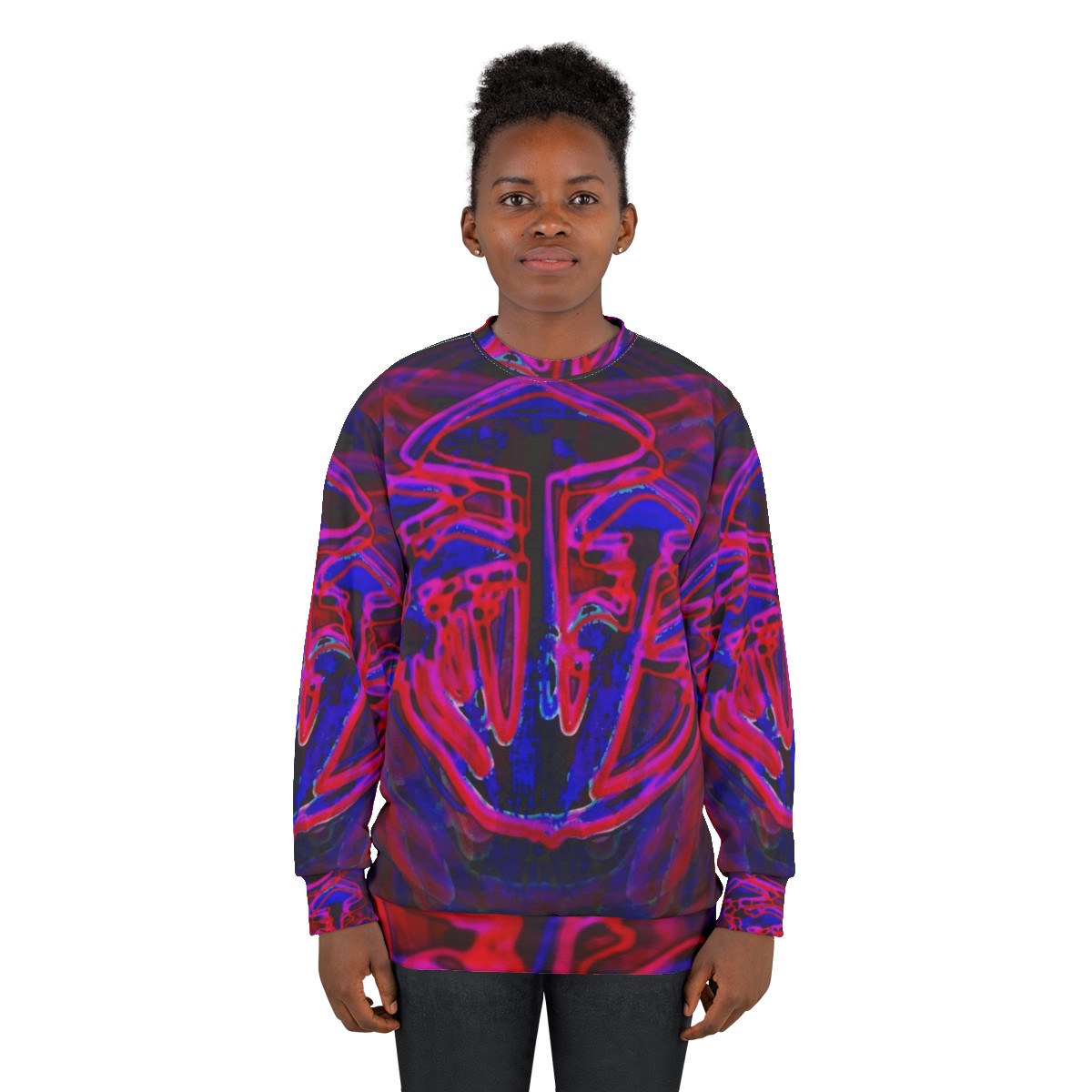 Neon Shrooms Sweatshirt - women