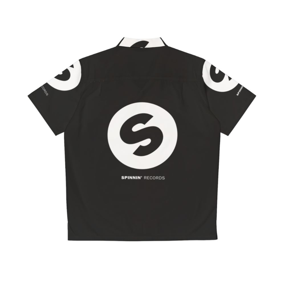 Spinnin' Records Hawaiian Shirt with electronic music and festival design - Back