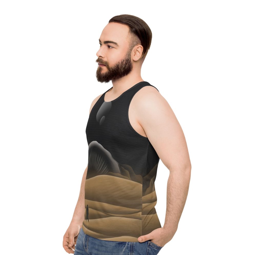 Dune Arrakis Unisex Tank Top - men side