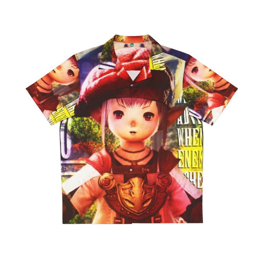 Tataru the Wise Accountant Hawaiian Shirt for FFXIV Lalafell