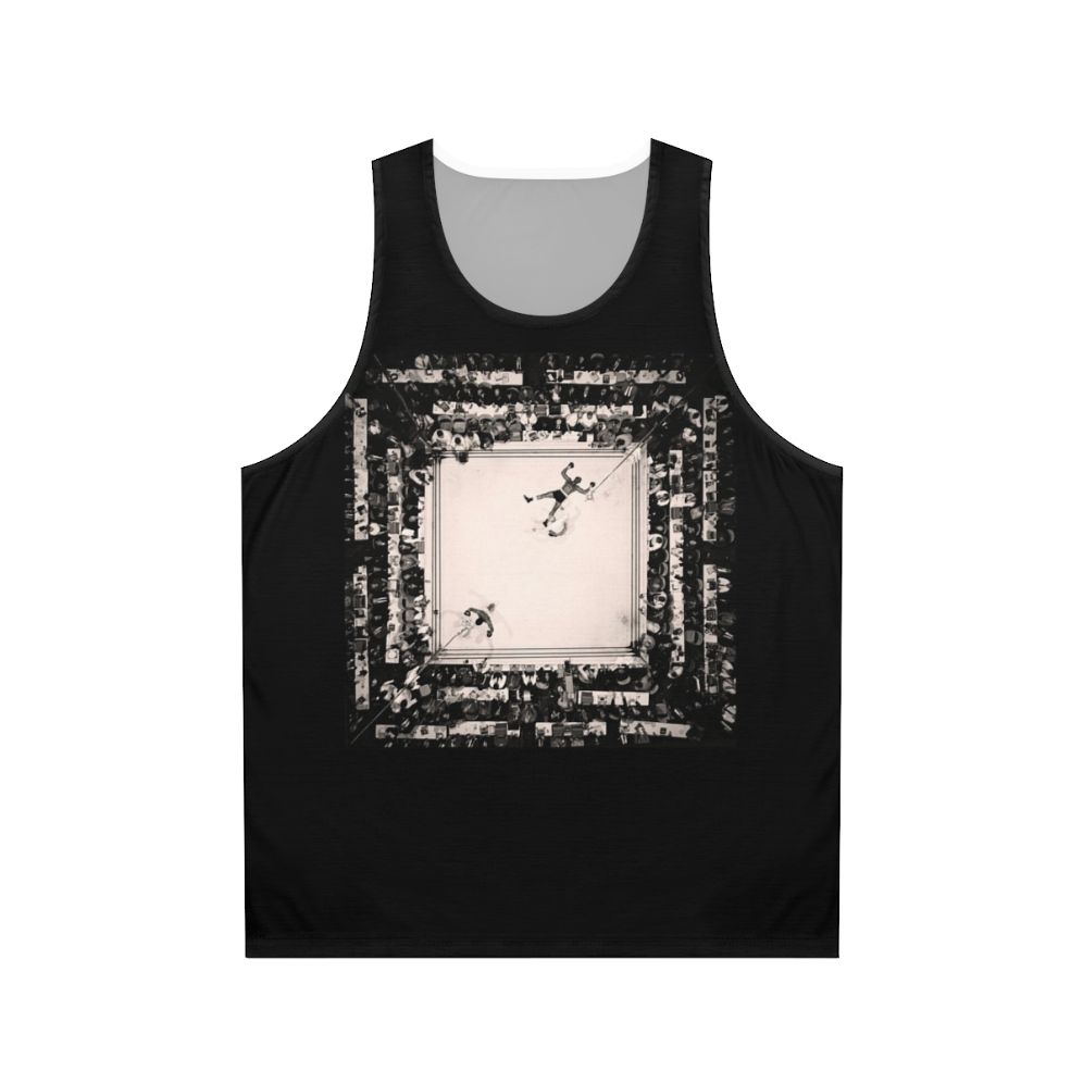 Vintage boxing tank top featuring Muhammad Ali and Williams fight