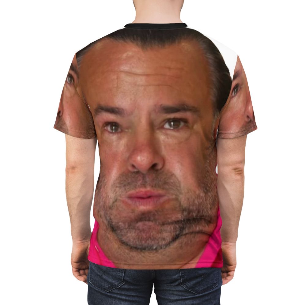 All-over-print t-shirt featuring a comical design of Big Ed from the hit TV show 90 Day Fiancé - men back