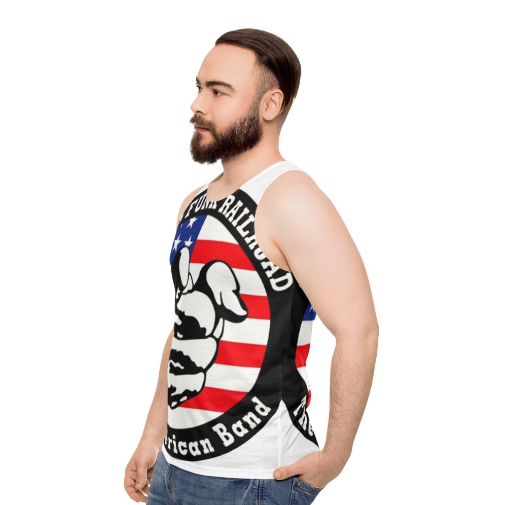 Grand Funk Railroad Unisex Tank Top - men side