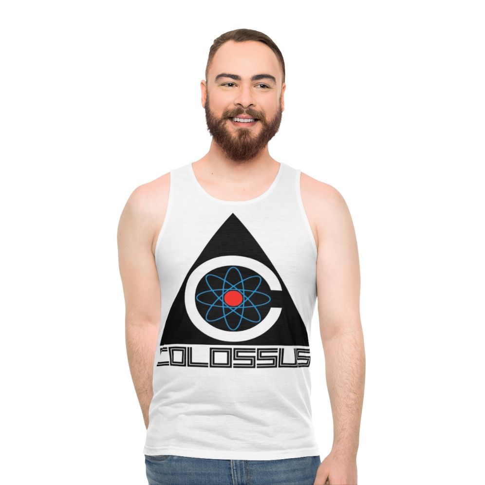 Colossus: The AI Human Overlord Unisex Tank Top - men