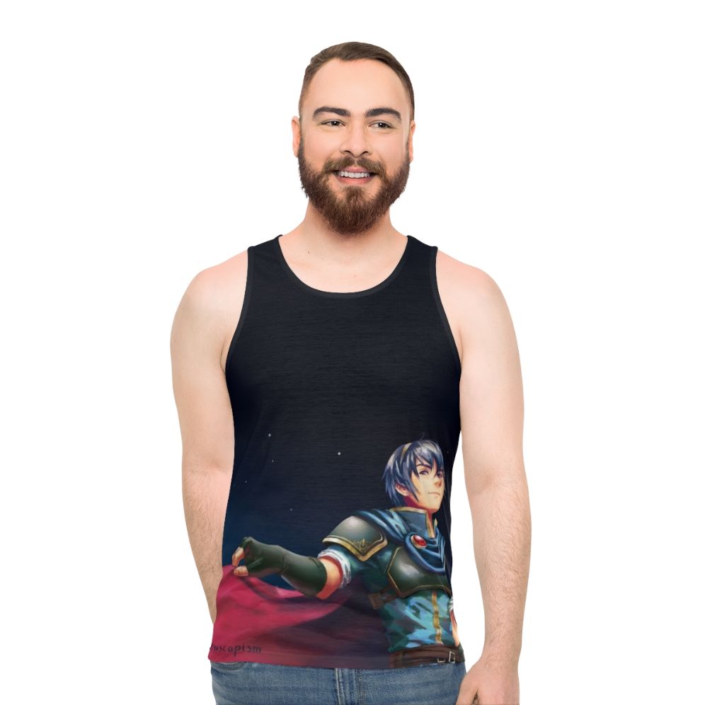 Starry Night Marth Unisex Fire Emblem Tank Top - men