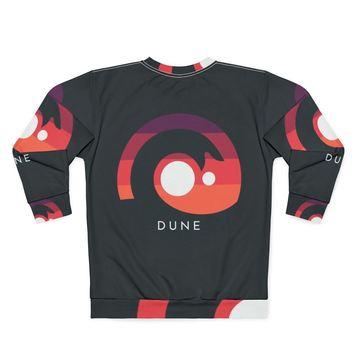 Dune 2020 Arrakis Sandworm Sci-Fi Sweatshirt - Back