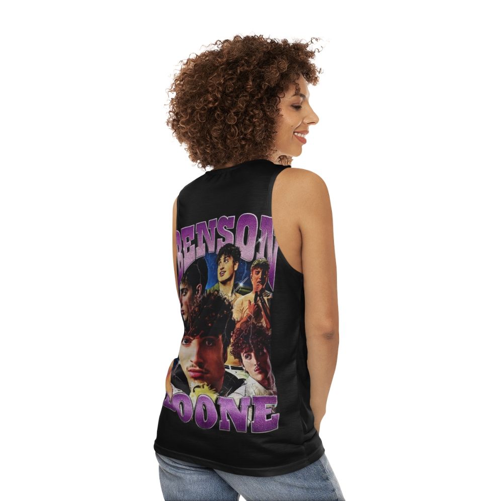 Benson Boone Unisex Tank Top - women back