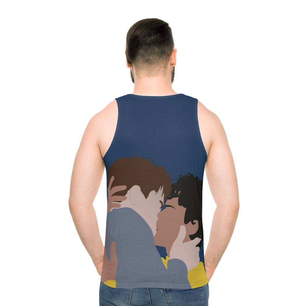 Young Royals Unisex Tank Top with Minimal Design - men back