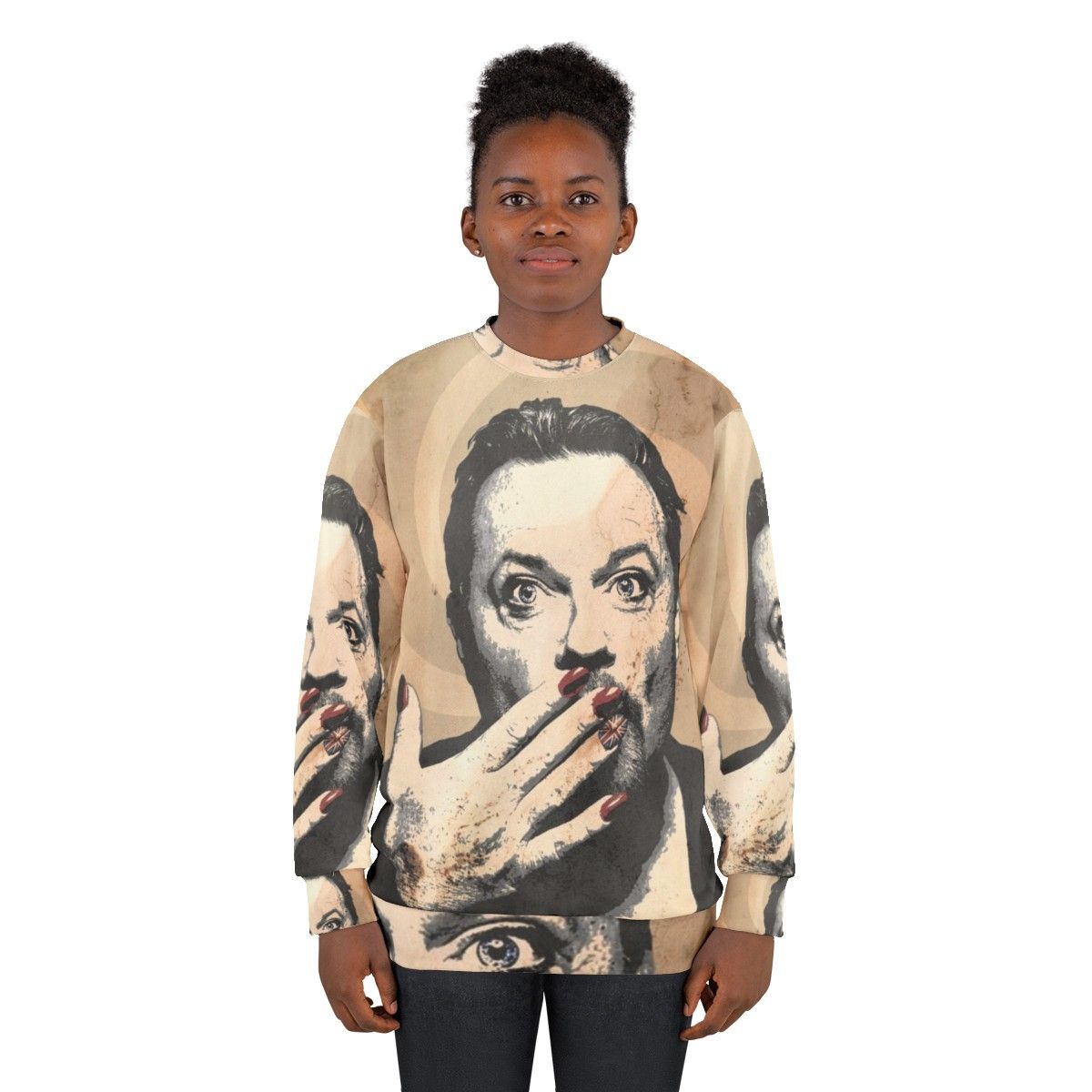 Eddie Izzard Vintage Sweatshirt for Comedy Fans - women