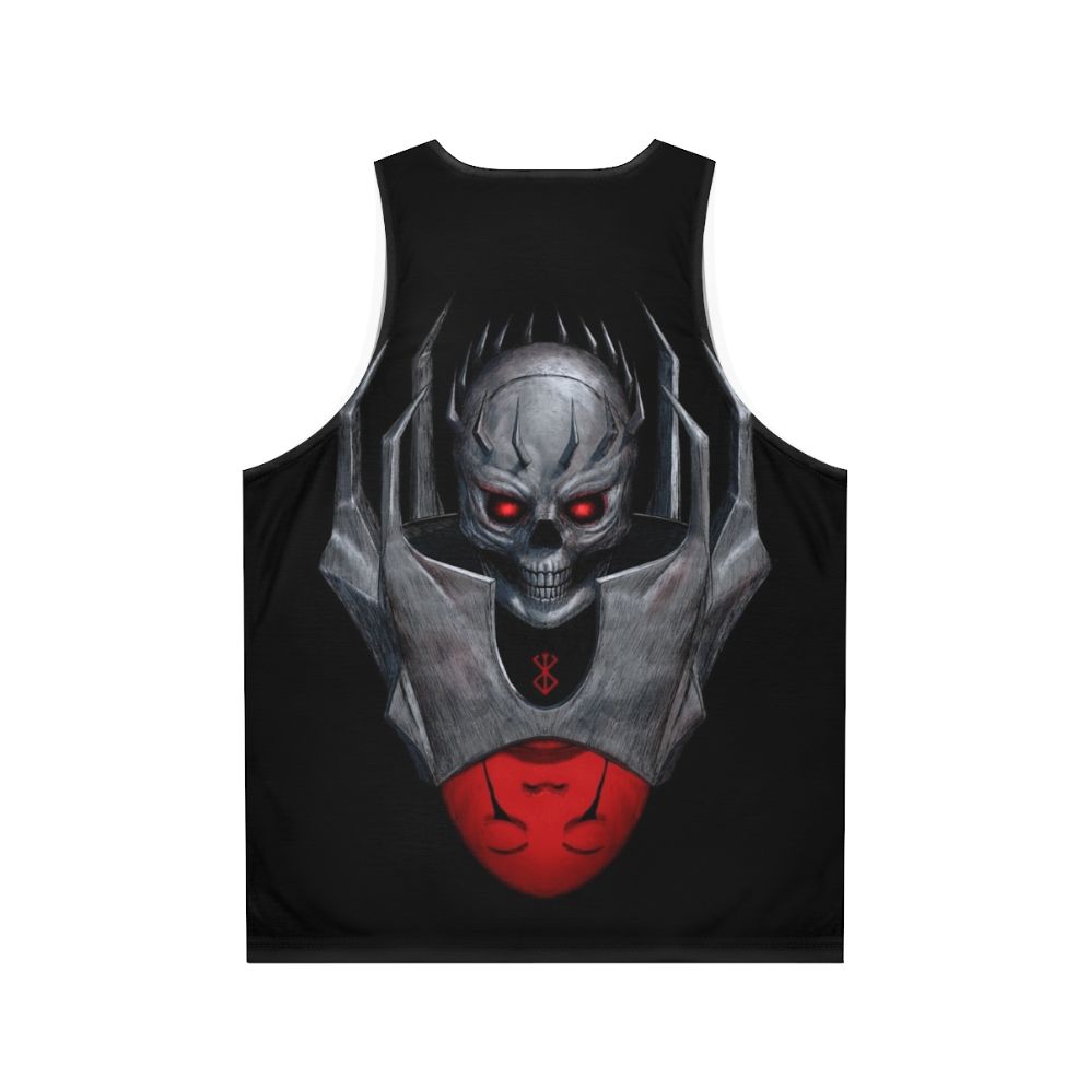 Skull Knight Unisex Tank Top - Back