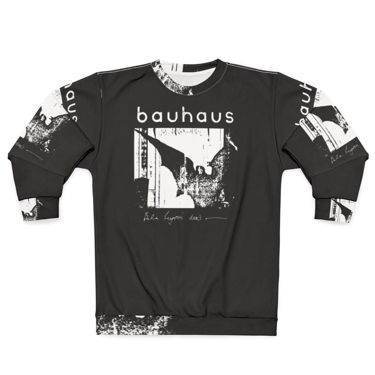 Bauhaus Bat Wings Bela Lugosi's Dead Gothic Sweatshirt