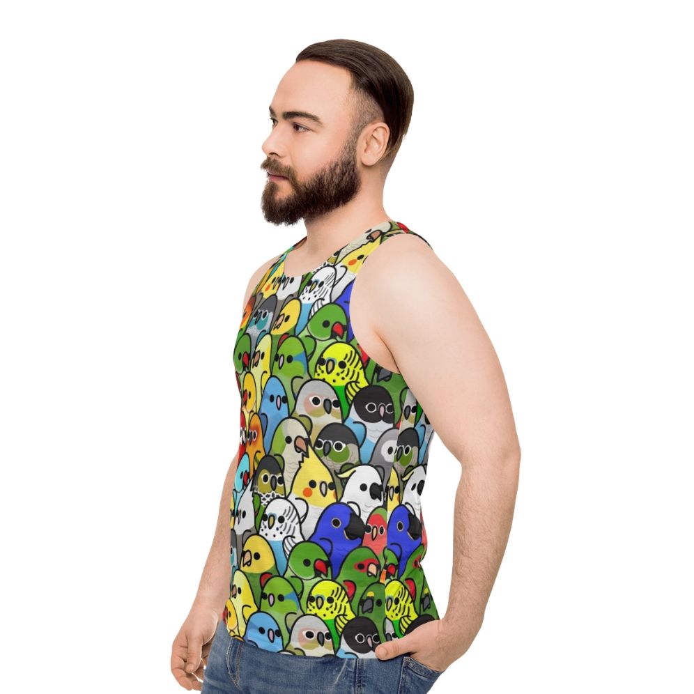 Bird Squad Classic Unisex Tank Top - men side