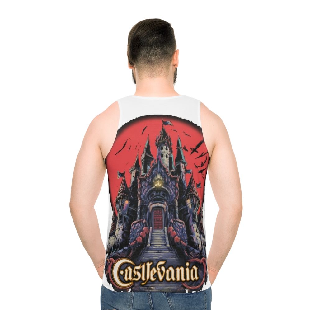 Castlevania Unisex Gaming Tank Top - men back