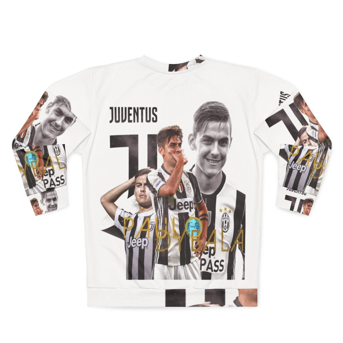 Paulo Dybala Juventus Soccer Sweatshirt - Back